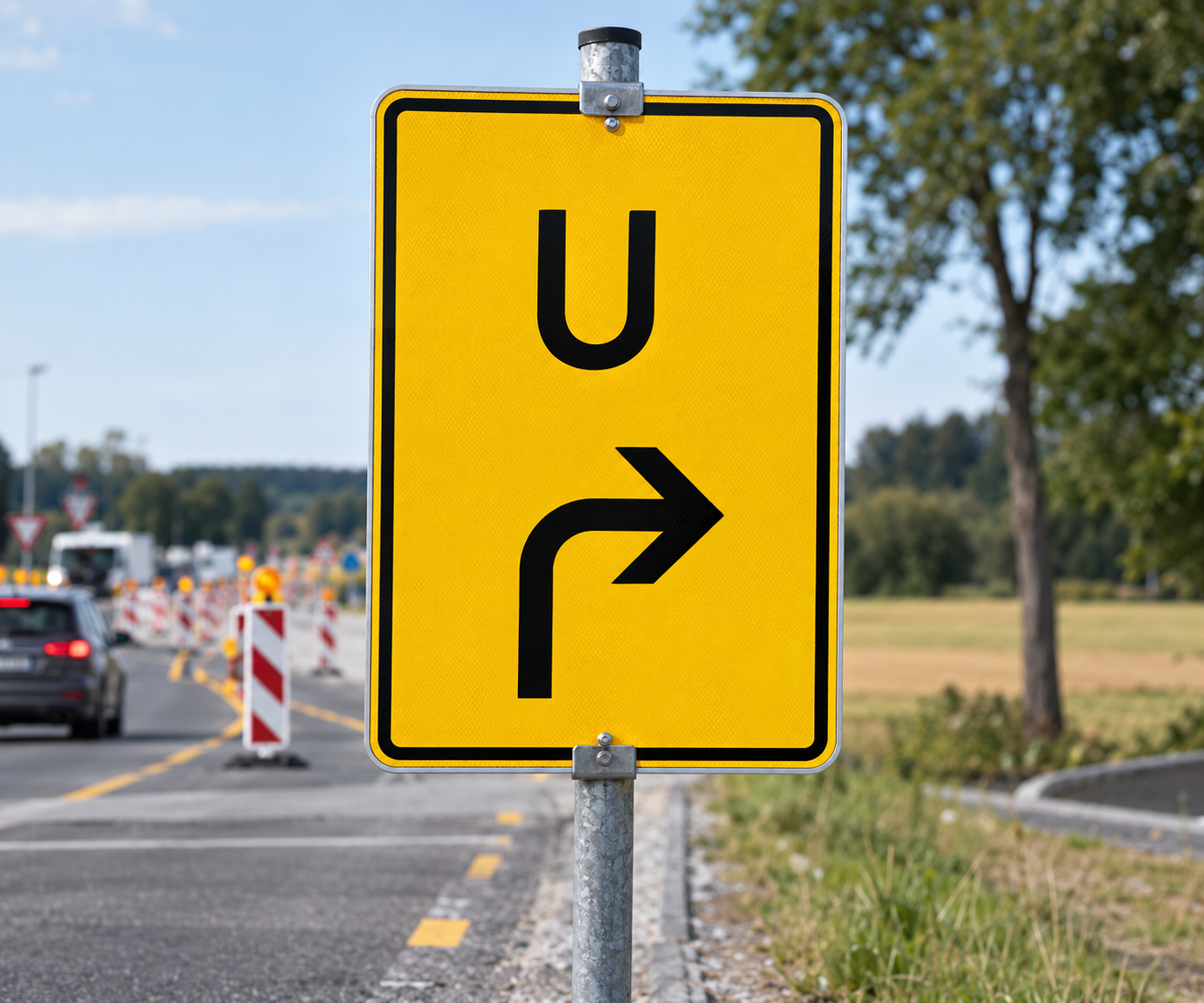 Symbolischer Bildplatzhalter: Umleitung und Knotenpunkt